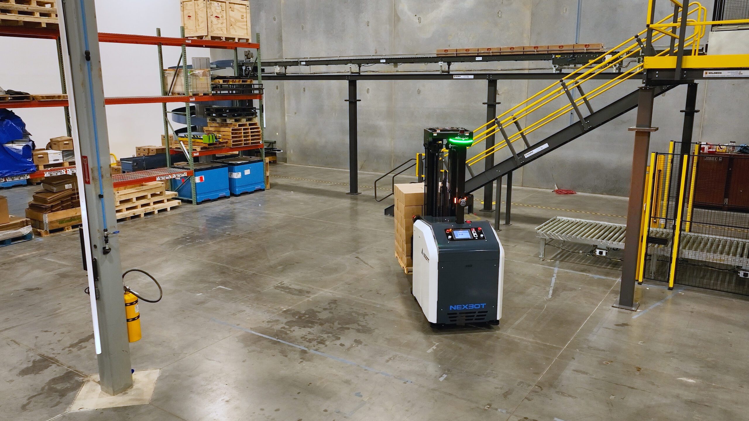 NexBot Moving a Palete