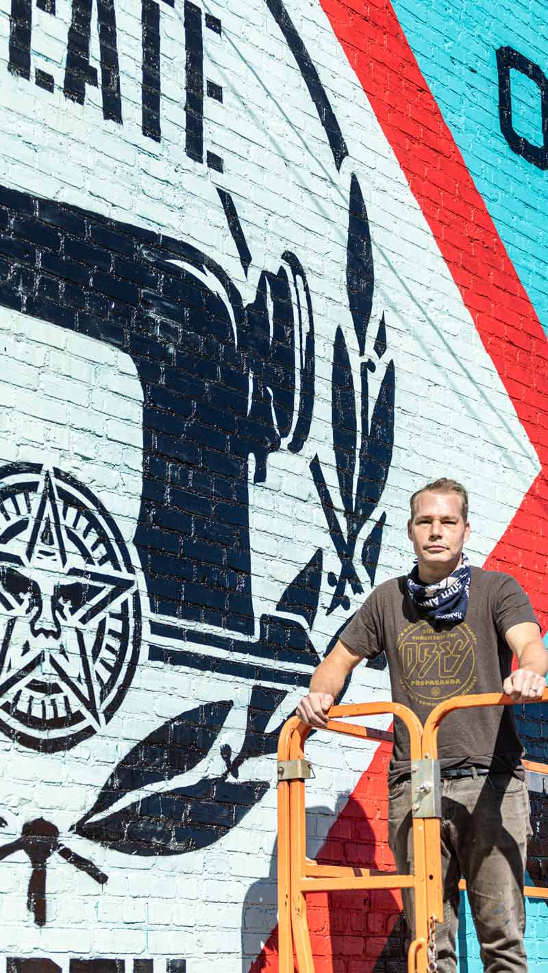 Shepard Fairey Mural